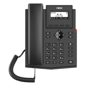 Teléfono IP / 2 Líneas SIP / Pantalla LCD 2.3" / Audio HD G.722 y Opus / Conferencia 6 Vías / PoE 802.3af / Puertos Ethernet Duales 10/100 / Soporte EHS