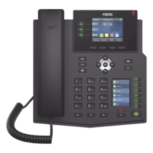 Teléfono IP Empresarial / 12 Líneas SIP / Pantalla Dual Color / 30 Teclas DSS/BLF / Gigabit PoE / Audio HD Opus