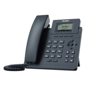 Teléfono IP Empresarial / Pantalla LCD 2.3" / 1 Cuenta VoIP / Dual Ethernet 10/100 Mbps / PoE / Conferencia 5 Participantes