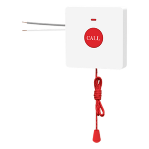 Botón de Emergencia para Baño / Cordon Extensible 2 m (6.6 ft) / IP44 / 50,000 Activaciones / Compatible Y501 Series