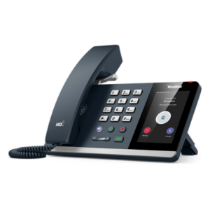 Teléfono IP / Pantalla Táctil 4 Pulgadas / HD Voice / Bluetooth 5.2 / Wi-Fi Dual Band / PoE / Certificación Microsoft Teams