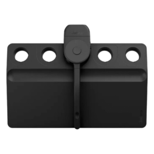 Organizador de Brazo de Micrófono / Kit de 2 Piezas / Polímero Reforzado / Color Negro Mate / Compatible con Jabra Perform 75