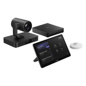 Sistema de Videoconferencia / Microsoft Teams Rooms / Intel Ultra 5 con NPU / Cámara Dual 4K / Zoom Óptico 20x / Panel Táctil 11.6" / Compartir Inalámbrico 1080p