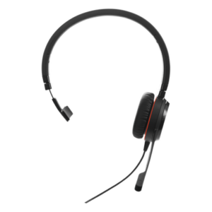 Jabra Evolve 30 Mono con conexión USB / 3.5mm, micrófono con cancelación de ruido y controlador en el cable con botones e indicadores LED (5393-829-309)