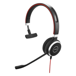 Diadema / Auricular Jabra Evolve 40 Mono / USB y 3.5mm / Cancelación de Ruido / Indicador de Ocupado (6393-823-109)