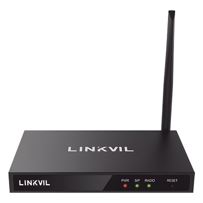 Gateway RoIP / Interconexión SIP-Radio / UHF 400-470 MHz / Radio Analógica y DMR / Grabación 128 GB / Portátil