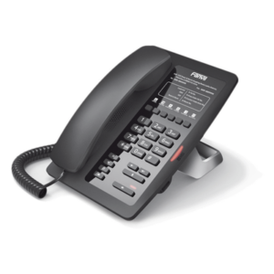 Teléfono IP para Hotelería / 6 Teclas Programables Hotline / PoE 802.3af / 2 Puertos Ethernet 10/100 Mbps / VxWorks / Sin Pantalla