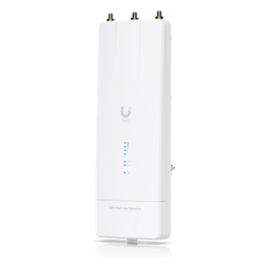 Radio Enlace Wi-Fi 7 / 5 GHz / Rendimiento 5 Gbps / Alcance 100 km (328 kft) / MLO hasta 20 km (65.6 kft) / PoE 10GbE / Análisis Espectral