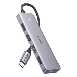 Hub USB-C / 4 Puertos USB-A 3.0 / 5Gbps / OTG / 15cm / 4.1x1.2x0.4in
