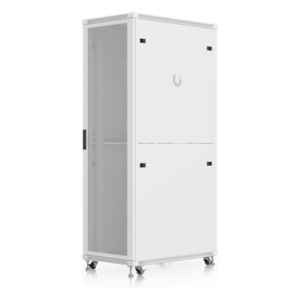 Gabinete de Rack 42U / 600 x 1000 mm / Carga 800 kg (1763.7 lb) Estática / Ventilación Integrada / Puertas Perforadas / Totalmente Ensamblado