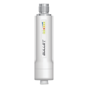 Radio airMAX / 2.4 GHz / 100 Mbps / PoE 24V / -40°C a 80°C / 152x37x31 mm