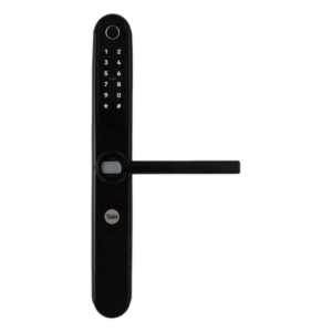 Cerradura Digital / Mecanismo de Embutir / Backset 50 mm / IP66 / 100 Huellas / 300 Accesos / Negro