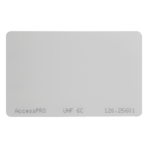 Tag UHF tipo Tarjeta / 960 MHz / EPC GEN 2 / ISO 18000-6C / 85.6 x 54 x 1 mm / Chip Alien H3