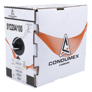 Bobina de Cable / 1000 Pies (305 m) / 4 x 22 AWG / Cobre Multifilar / PVC Retardante a la Flama / UL 13 / Interior / Blanco