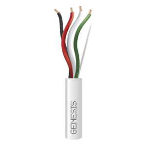Cable para Alarma / 4x18 AWG / Riser / 305 m (1000 ft) / UL 1666 / FT4 / Blanco