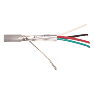 Cable para Alarma / 4x18 AWG / Blindado / Riser UL 1666 / 305 m (1000 ft) / Gris
