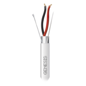 Cable para Alarma y Control / 4 Conductores / 22 AWG / Blindado / Riser / 305 m (1000 ft) / Blanco