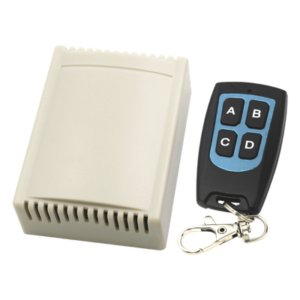 Receptor de 4 Canales / 433.92 MHz / 40 Transmisores / 12VDC / Alcance 30 m / 81x38x22 mm (3.2x1.5x0.9 in)
