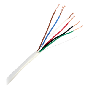 Bobina de Cable / 305 m (1000 pies) / 6 x 22 AWG / Cobre / CMR / Interior / Control de Accesos / Alarmas / Automatización / Interfonos