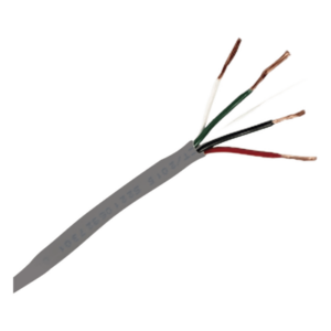 Bobina de 305 m (1000 ft) / Cable de Cobre / 4 x 18 AWG / Tipo Alarmas UL / Para Interior / Color Gris / Multi-Propósito