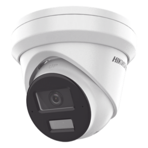 Cámara Turret IP / 6 Megapixel / Dual Light 30 m (98.4 ft) / Lente 2.8 mm / WDR 120 dB / IP67 / PoE