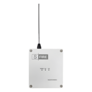 Receptor Inalámbrico / Alcance 2500 m (8202.1 ft) / 2 Salidas de Relevador Tipo C / Frecuencia 433.92 MHz / Contacto Seco para Panel de Alarma