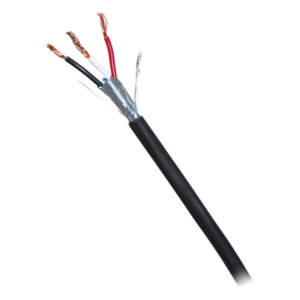Cable para Alarma / 3 Conductores 18 AWG / Blindado / Antiflama / 305 m (1000 ft) / Negro