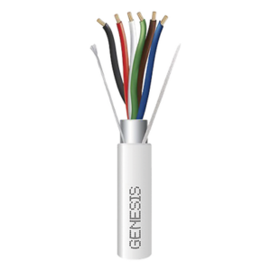 Cable para Alarma / 6 Conductores / 18 AWG / Blindado / Plenum / 305 m (1000 ft) / CL3P FPLP CMP FT6