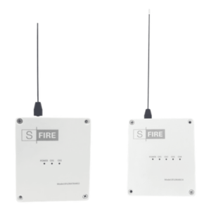 Kit Transmisor-Receptor Inalámbrico / Alcance 2500 m (8202 ft) / Frecuencia 433.92 MHz / 4 Salidas de Relé / Contacto Seco / -20°C a +80°C