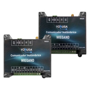 Convertidor Inalámbrico Wiegand / 1 Canal Wiegand / 2 Relevadores / 2 Entradas / Alcance 1.6 km (5249.3 ft) / Banda 915 MHz