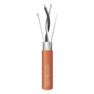 Cable de Comunicación / 1 Par 18 AWG / Blindado / Plenum / 305 m (1000 ft) / Naranja