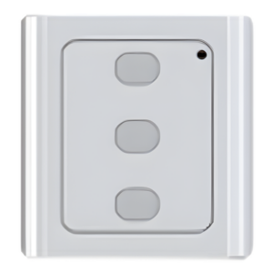 Control Remoto Inalámbrico RF de Pared / 433 MHz / 3V / Alcance 30 m (100 ft) / Código Rodante