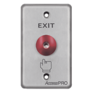 Botón de Parada de Emergencia / Contacto NO/NC / LED 12 VCC / Acero Inoxidable / Ø 16 mm / Placa 115 x 70 x 32 mm