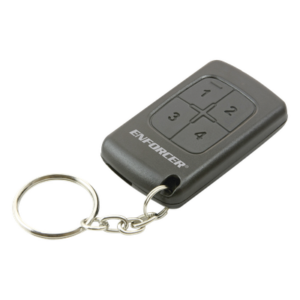 Transmisor tipo llavero / 4 canales / 315 MHz / Compatible con receptores SK-910R4Q / 1.25x2.19x0.31 pulg (31.5x55x8 mm)