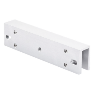 Montaje en U para Chapa Magnética / Puertas de Cristal / Espesor hasta 17 mm / Aldural Anodizado / 185×28×45 mm (7.3×1.1×1.8')