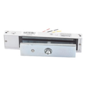 Chapa Magnética Electromagnética / 350 lbs (158.8 kg) / LED Estado / 12/24 VCC / Sensor NO/COM / Interior