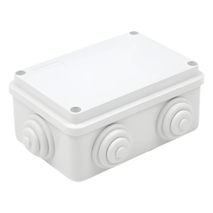Caja de Derivación Estanca / PVC Libre de Halógenos / 6 Entradas / IP55 / IK08 / 120x80x50 mm / -24 a 60°C