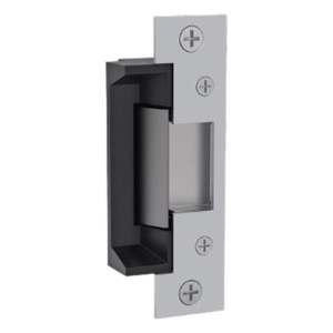 Contrachapa Eléctrica / Perfil Bajo 1-1/16 pulgadas / Doble Voltaje 12/24 VDC/VAC / Fuerza Estática 1,500 lbs / 1 Millón de Ciclos / UL 1034 y UL 294