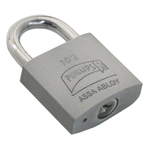 Candado de Alta Seguridad / Hierro Sólido / Gancho Corto / Llave PH-32 / 4 Pernos de Combinación / Uso Interior Seco