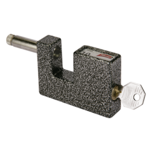 Candado de Seguridad / Pasador Estrecho Anti-Palanca / 5 Pernos de Combinación / Cuerpo Aleación Metálica 71 mm (2.8 in) / Acabado Cromo Martillado
