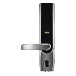 Cerradura autónoma izquierda bluetooth de huella digital, tarjeta de proximidad y contraseña / APP ZKSmarKey