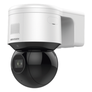 Domo PTZ IP / 4 Megapixel / 4X Zoom Óptico / IR EXIR 50 m (164 ft) / WDR 120 dB / AcuSense / Luz Estroboscópica y Sirena / PoE+ / IP66