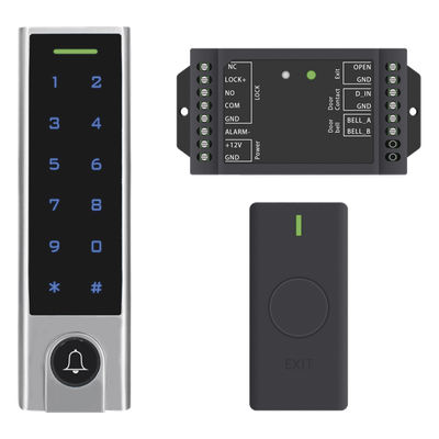 Controlador de Acceso con Teclado Inalámbrico / IP65 / 1000 Tarjetas / 125 kHz / 433 MHz / 30 m (98.4 ft) / -40 a 60 °C
