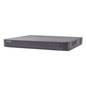 DVR Pentahíbrido / 8 Canales (4 TURBOHD + 4 IP) / 8 Megapixel (4K) / Reconocimiento Facial / Audio Bidireccional por Coaxitron / H.265+ / 1 Bahía HDD