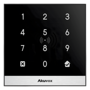 Teclado de Control de Acceso / Gestión en la Nube / PoE / Lector NFC y Tarjetas 125 kHz / MIFARE 13.56 MHz / IP65 / 1 Puerta / PIN Temporal