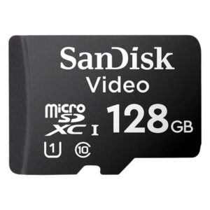 Memoria microSD / 128 GB / Alta Resistencia / Videovigilancia / Clase 10 / 80 MB/s / -25°C a 85°C
