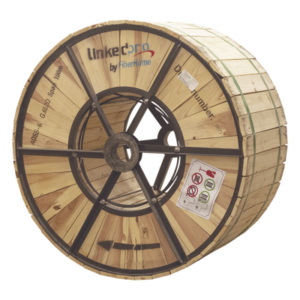 Cable ADSS Aéreo / 24 Hilos SM G.652D / Span 100m (328 ft) / Tensión 2500N / Anti-tracking 110kV / Loose Tube HDPE