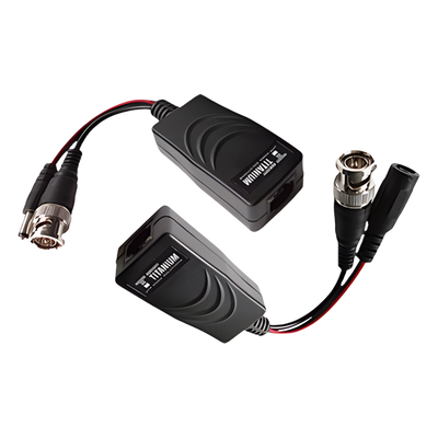 Kit de Transceptores Activos TURBO HD / Conversión 36/24 Vcc a 12 Vcc Regulados / Transmisión 200 m (656.2 ft) / Compatible HD-TVI, HD-CVI, AHD, CVBS / UTP Cat5e/6