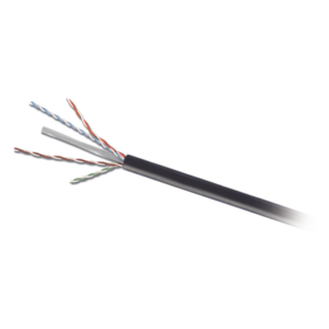Bobina de Cable UTP Cat6 / 23 AWG / 4 Pares / Exterior con Gel / 305 m (1000 pies) / Enterrado Directo / UV Resistente / Industrial