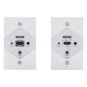 Extensor HDMI en Placa de Pared / 1080P @ 60 Hz / 40 m (131.2 ft) / Cat 6/6A/7 / IR Bidireccional / HDCP 1.4a/1.2a / Cero Latencia